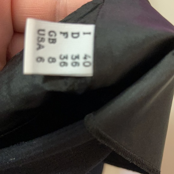 Moschino Sewing Black Sheath Dress Scissors Heart - Picture 10 of 12